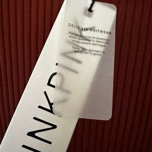 MINKPINK Rust Backless Long Sleeve Dress - Picture 7 of 8